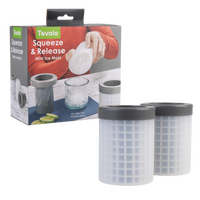 TOVOLO FREEZE & SQUEEZE MINI ICE CUBE MAKER SET 2