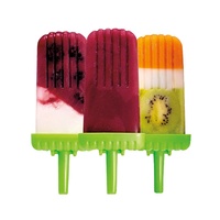 AVANTI GROOVY GREEN ICE POP MOULDS - SET OF 6