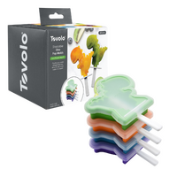 TOVOLO STACKABLE ICE POP MOULDS SET 4 - DINOSAUR