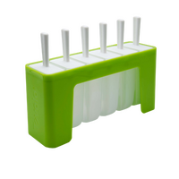 TOVOLO POP MOULDS GROOVY GREEN WITH STAND - SET 6 