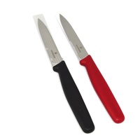 VICTORINOX PARING KNIFE POINTED TIP STRAIGHT BLADE 10cm RED OR BLACK