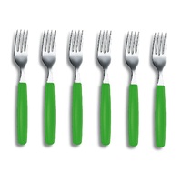 VICTORINOX GREEN TABLE FORK - SET 6