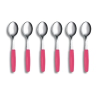 VICTORINOX PINK TEASPOON- SET 6