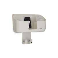 JOSEPH JOSEPH IRONHUB WALL-MOUNTED ECRU IRON STORAGE CADDY