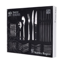 STANLEY ROGERS 40 PIECE MADRID CUTLERY GIFT BOXED SET 