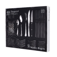 STANLEY ROGERS 40 PIECE HAMPSTEAD CUTLERY GIFT BOXED SET 