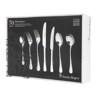 STANLEY ROGERS 70 PIECE MANCHESTER CUTLERY GIFT BOXED SET 