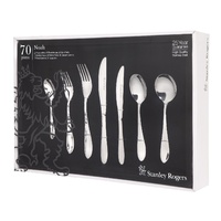 STANLEY ROGERS 70 PIECE NOAH CUTLERY SET 