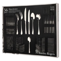 STANLEY ROGERS 56 PIECE MANCHESTER CUTLERY GIFT BOXED SET 