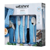 WILTSHIRE 50 PIECE BAGUETTE CUTLERY SET 