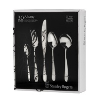 STANLEY ROGERS 30 PIECE ALBANY CUTLERY GIFT BOXED SET
