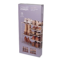 JOSEPH JOSEPH LEVEL PLUS LARGE ADJUSTABLE ECRU SHOE RACK
