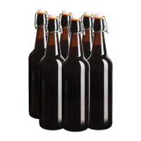 MAD MILLIE AMBER FLIP TOP BOTTLES 750ml PACK 6