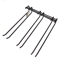 TRENTON BLACK TRIPLE GLASS RACK 