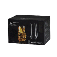 STANLEY ROGERS BAROSSA HIGH BALL GLASSES -  478ml SET 6