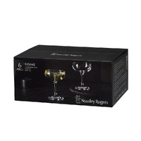 STANLEY ROGERS TAMAR CHAMPAGNE COUPE GLASSES 220ml SET 6