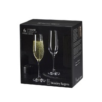 STANLEY ROGERS TAMAR CHAMPAGNE FLUTES - 235ml SET 6
