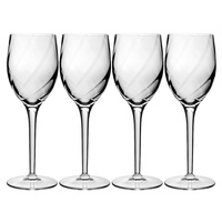 LUIGI BORMIOLI CANALETTO WHITE WINE GLASSES 250ml SET 4