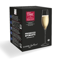 LUIGI BORMIOLI VINEA PROSECCO SPUMANTE CHAMPAGNE GLASSES - 200ml SET 6