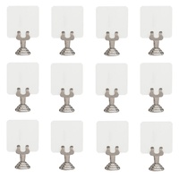 TRENTON HARP SHAPE PLACE CARD MENU HOLDER - 40mm - SET OF 12