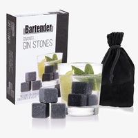 BARTENDER GRANITE GIN STONES SET 6