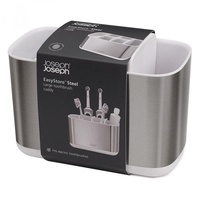 JOSEPH JOSEPH EASYSTORE TOOTHBRUSH CADDY LARGE - STEEL