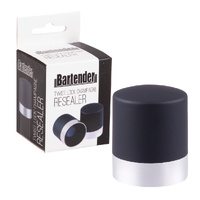 BARTENDER TWIST LOCK CHAMPAGNE RESEALER - SILVER