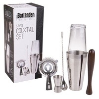 BARTENDER 5 PIECE BOSTON COCKTAIL SET