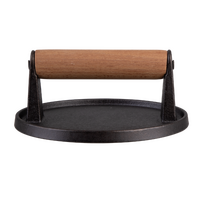URBAN GRILL CAST IRON BURGER PRESS 14.5CM