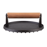 URBAN GRILL CAST IRON BURGER PRESS 17.5CM