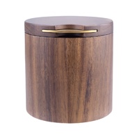 ALFRESCO LANE ACACIA WOOD SALT CELLAR
