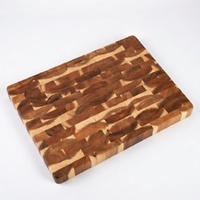 ALFRESCO LANE ACACIA WOOD END GRAIN CUTTING BOARD 40 x 30 x 3cm