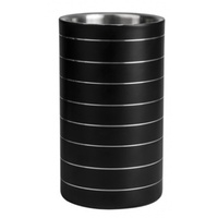 MODA STAINLESS STEEL WINE COOLER INSULATED - BLACK