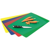 AVANTI COLOUR CODED POLYPROPYLENE CHOPPING MATS - SET OF 4