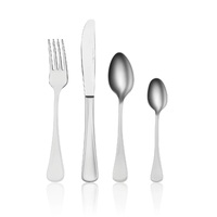 TABLEKRAFT ELITE STAINLESS STEEL - 24PC CUTLERY SET