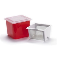 CUISIPRO DONVIER YOGHURT CHEESE MAKER - RED