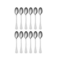 TABLEKRAFT ELITE STAINLESS STEEL COFFEE SPOONS - SET 12