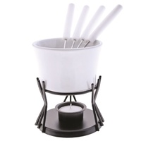 SWISSMAR KINDLE 7 PIECE CERAMIC FONDUE SET