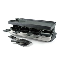 SWISSMAR 8 PERSON ELECTRIC PARTY GRILL STAINLESS STEEL