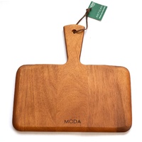 MODA WOODEN PIZZA PADDLE ACACIA SERVING BOARD SMALL