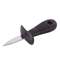 AVANTI OYSTER KNIFE WITH GUARD - BLACK