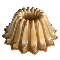 NORDIC WARE CAST ALUMINIUM GOLD LOTUS BUNDT PAN
