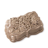 NORDIC WARE CAST ALUMINIUM WILDFLOWER LOAF PAN - 