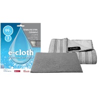 E-CLOTH STAINLESS STEEL CLEANING CLOTHS - PACK OF 2