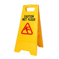 CAUTION WET FLOOR SIGN