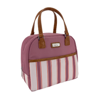 SACHI STYLE 237 INSULATED CALI LUNCHBAG - BLUSH STRIPES