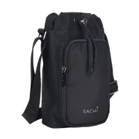 SACHI CROSSBODY LITE INSULATED BOTTLE BAG - BLACK