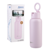 OASIS MAG-GRIP STAINLESS STEEL INSULATED MODA DRINK BOTTLE 1L - PINK LEMONADE
