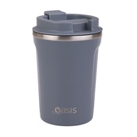 OASIS STAINLESS STEEL DOUBLE WALL TRAVEL CUP 380ml - STEEL