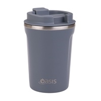 OASIS STAINLESS STEEL DOUBLE WALL TRAVEL CUP 380ml - STEEL